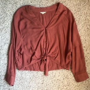 Rust blouse